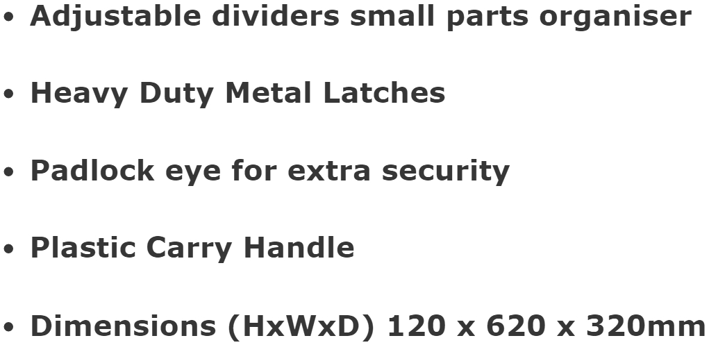 מזוודת אחסון לכלי עבודה חשמליים - STANLEY FATMAX STST1-70737